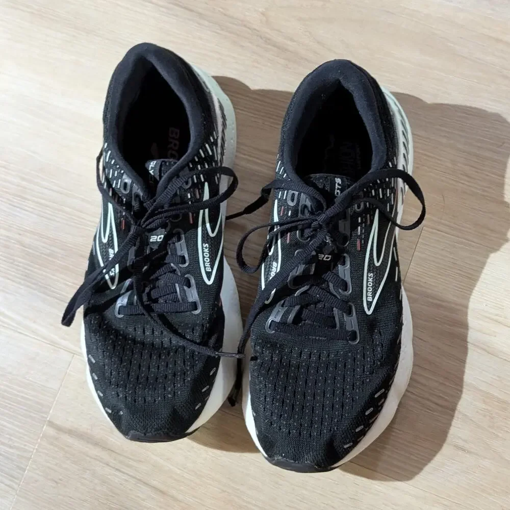 Brooks | Glycerin GTS 20 Black Red Opal Running Shoes | Women's Size 9.5